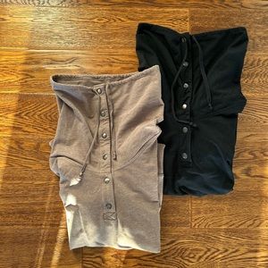 Set of 2 Banana Republic cowl neck sweatshirt